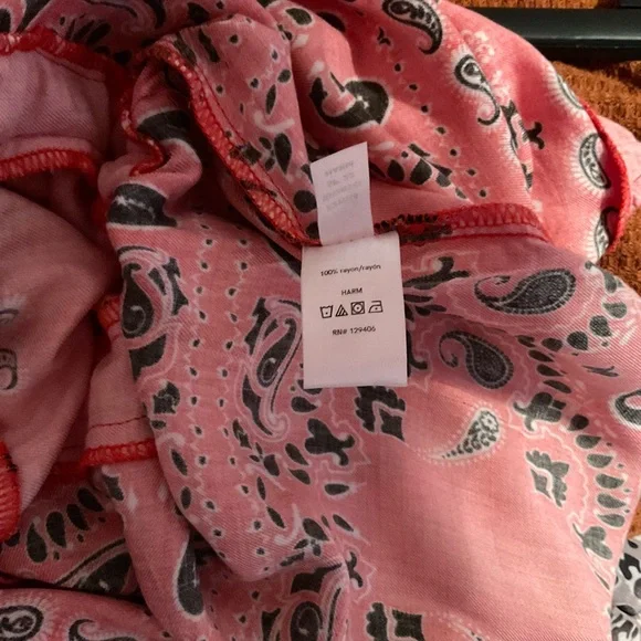 VENUS Red Ruffled Blouse with Relaxed Fit - Picture 6 of 6